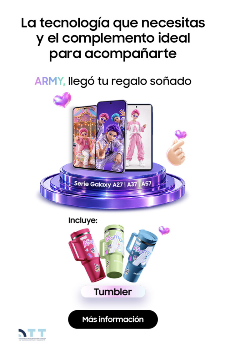 Serie Galaxy A57 | A37 | A27 - Incluye Tumbler