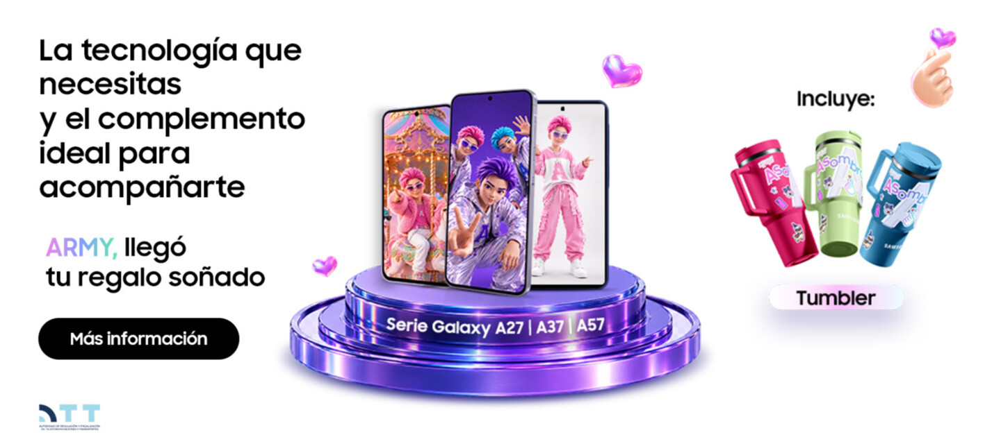 Serie Galaxy A57 | A37 | A27 - Incluye Tumbler