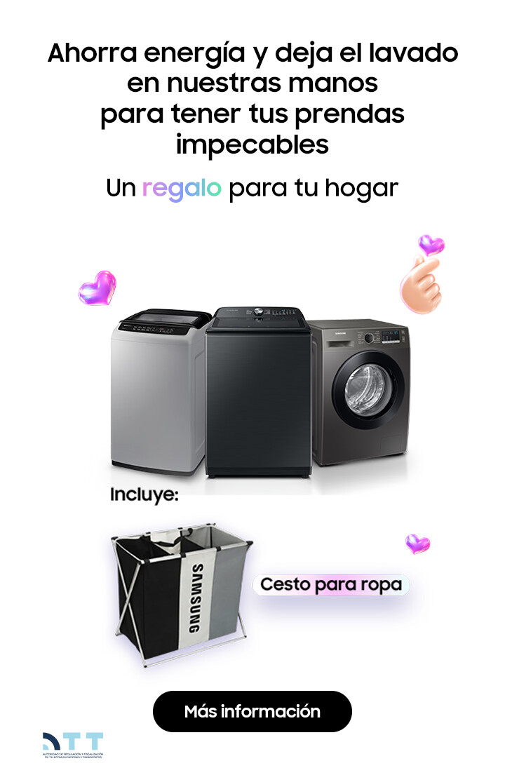 Lavadora Samsung con regalo