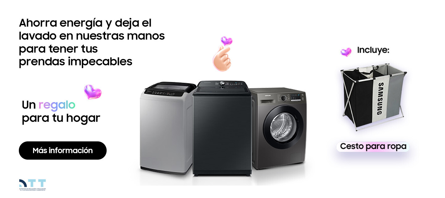 Lavadora Samsung con regalo