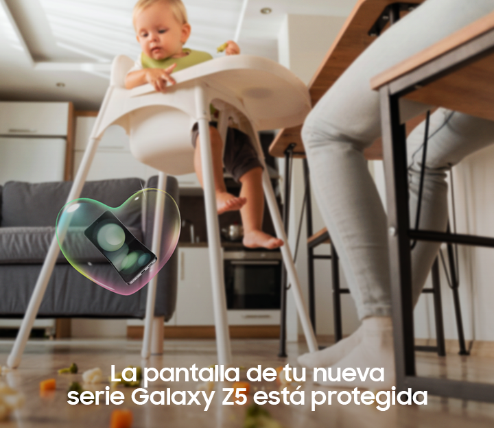 La pantalla de tu nuevo Galaxy Z Fold4 │ Z Flip4 siempre estará protegida.