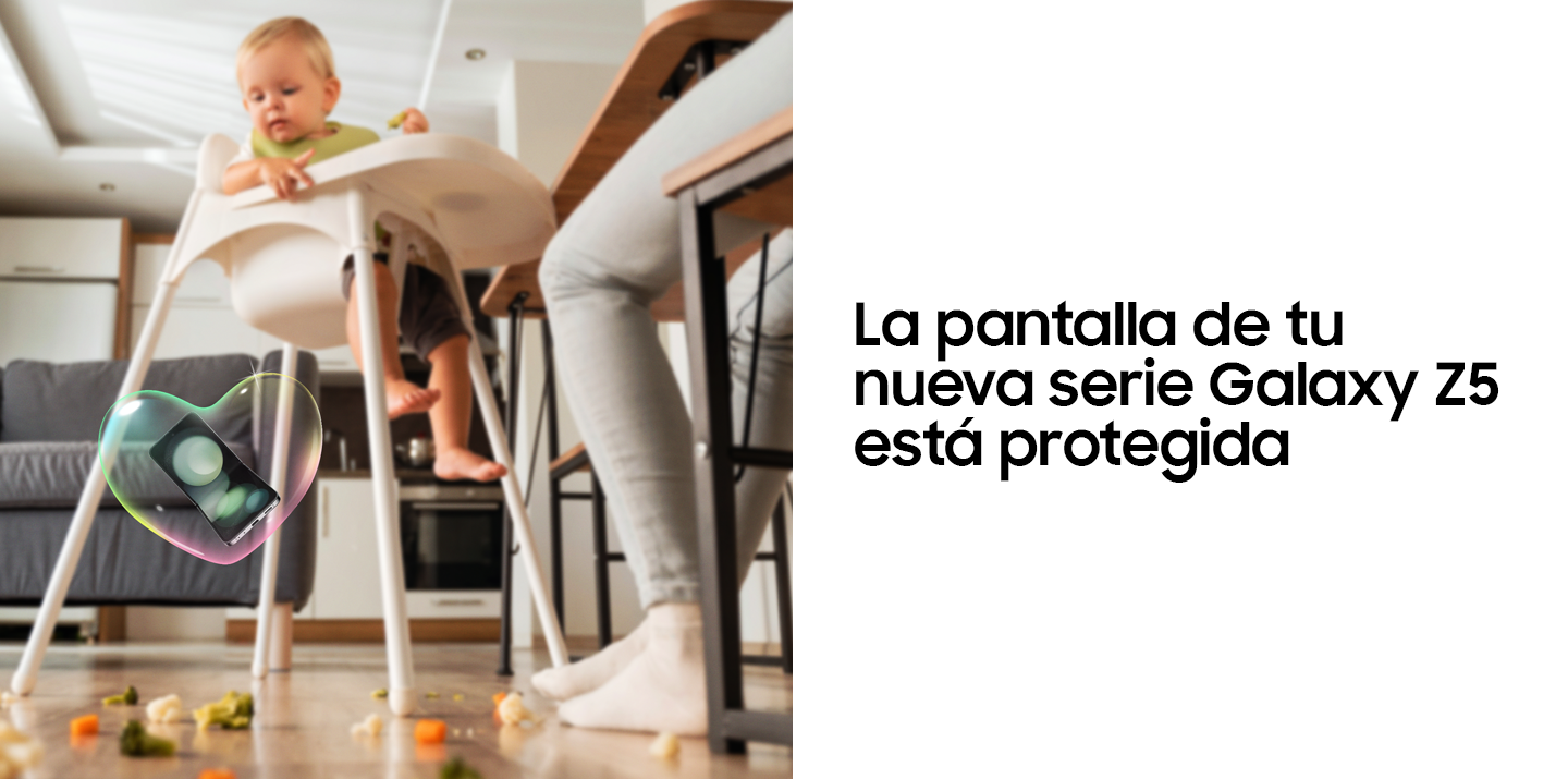 La pantalla de tu nuevo Galaxy Z Fold4 │ Z Flip4 siempre estará protegida.