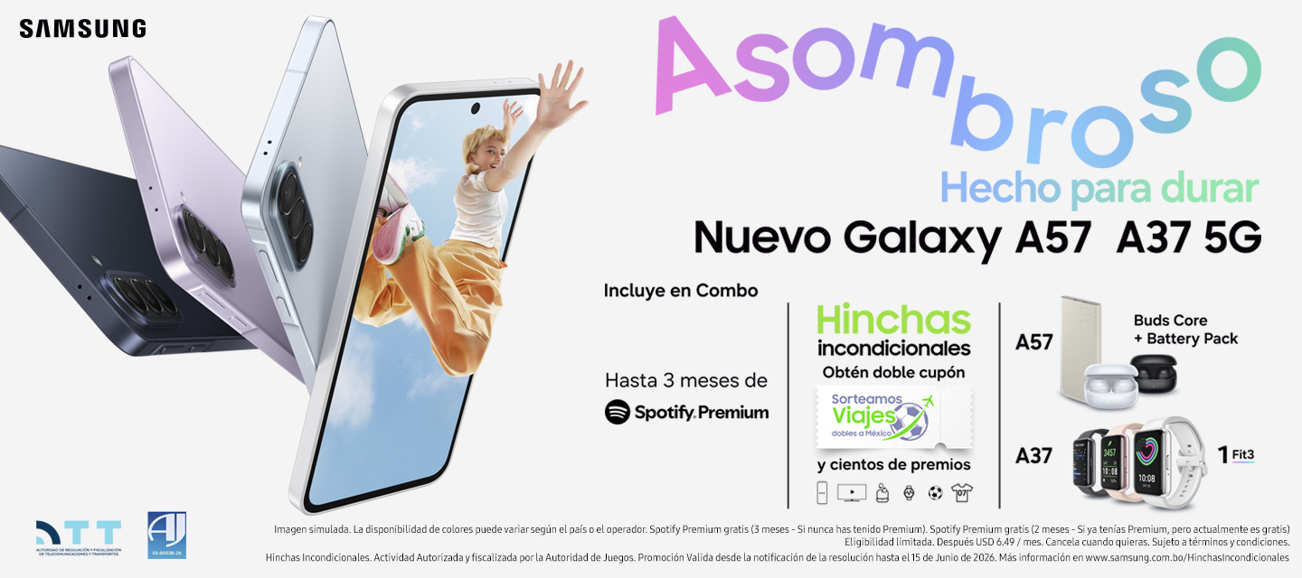 Asombroso Hecho para durar - Nuevo Galaxy A57 y A37
